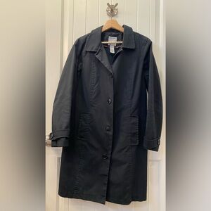 Old Navy Vintage Black Trench Coat